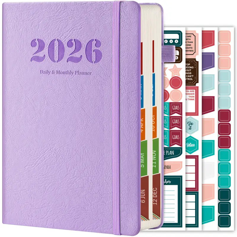 2026 Planner, Daily & Monthly Calendar (JAN 2026 - DEC 2026),